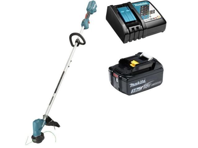 Триммер аккум. MAKITA LXT DUR192LRF в кор. (18.0 В,1 акуум 3.0 Ач, 30 см, с головкой, быстрое зарядн
