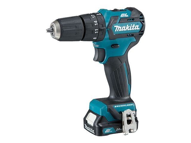 Аккум. ударная дрель-шуруповерт MAKITA HP 332 DWME в чем. (10.8 В, 2 акк., 4.0 А/ч Li-Ion, 2 скор.,