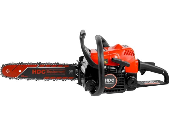 Бензопила HDC HD-C180 шина 35 см (14), 3/8 LP, 1.3 мм, 50 зв. (1.50 кВт, 2.0 л.с., 31.8 см3, вес 4.6