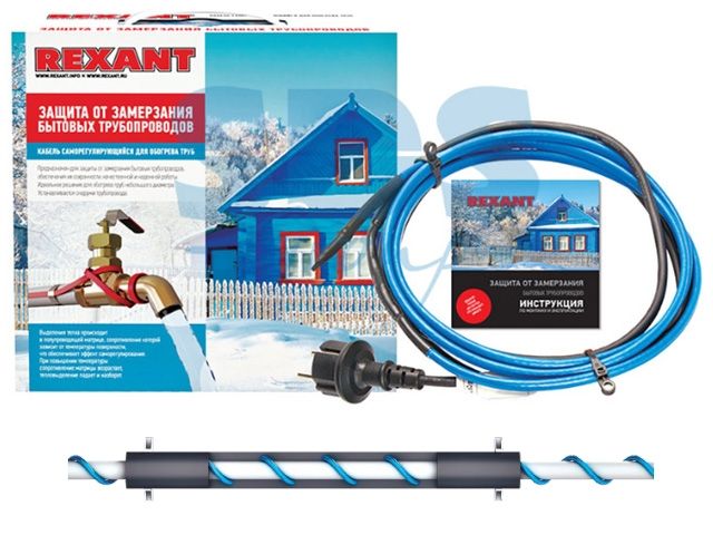 греющий кабель с УФ 1 защитой EASTEC GR 40-2 CR, M=40W (200 м/рул.); Южная Корея