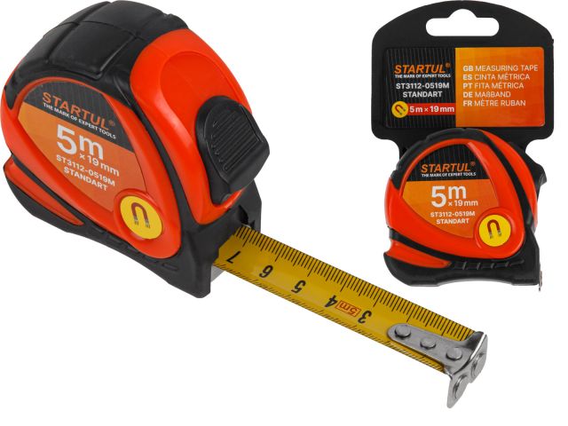 Рулетка 5м/19мм STARTUL STANDART (ST3112-0519M)