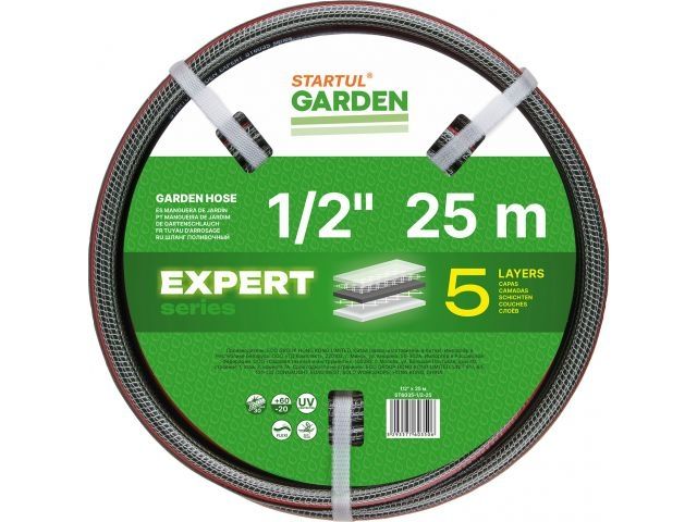 Шланг поливочный 1/2 25м STARTUL GARDEN EXPERT (ST6035-1/2-25) (5 слоев)