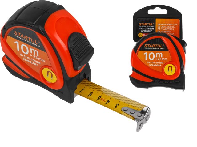 Рулетка 10м/25мм STARTUL STANDART (ST3112-1025M)
