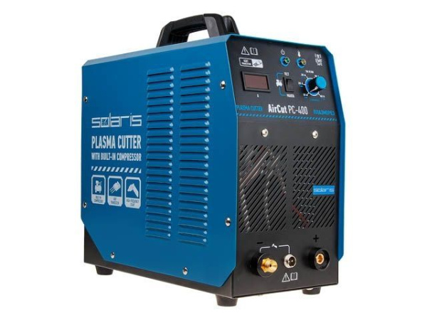 Плазморез Solaris AirCut PC-400 (220 В, 15-40 А, Высоковольтный поджиг, встроен.компрессор, термозащ