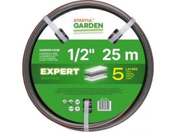 Шланг поливочный 1/2 25м STARTUL GARDEN EXPERT (ST6035-1/2-25) (5 слоев)